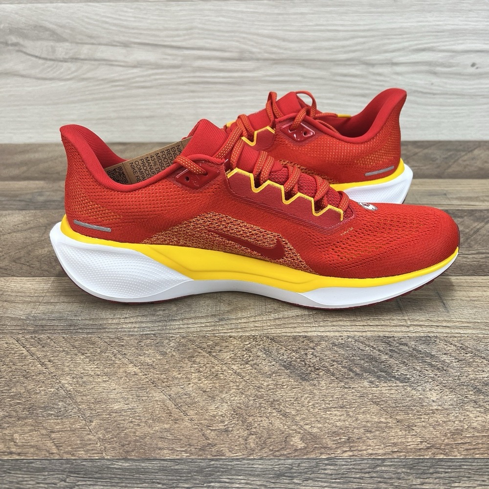 Nike Kansas City Chiefs NFL Air Zoom Pegasus 41 nby FZ5079-600 Shoe Men Sz 12 - Picture 6 of 9